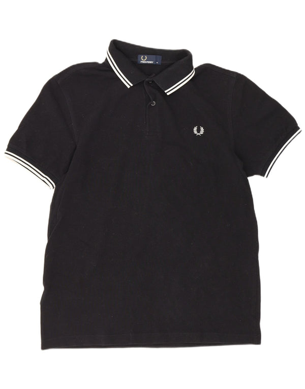 Fred Perry Herre poloshirt Medium Sort bomuld