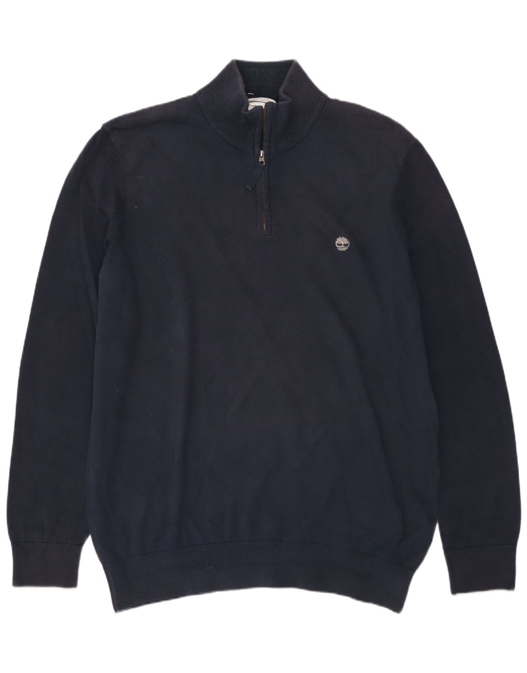 TIMBERLAND Herre lynlås trøje sweater Stor marineblå bomuld