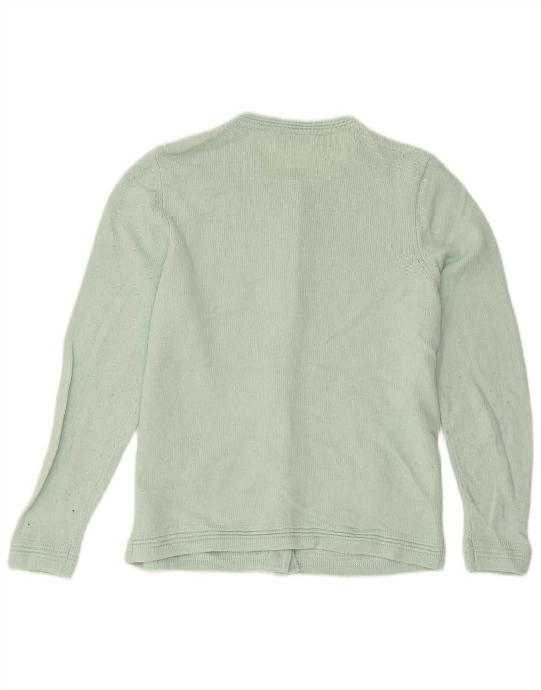 Marks & Spencer Dame Cardigan Sweater UK 12 Medium Green Acryl