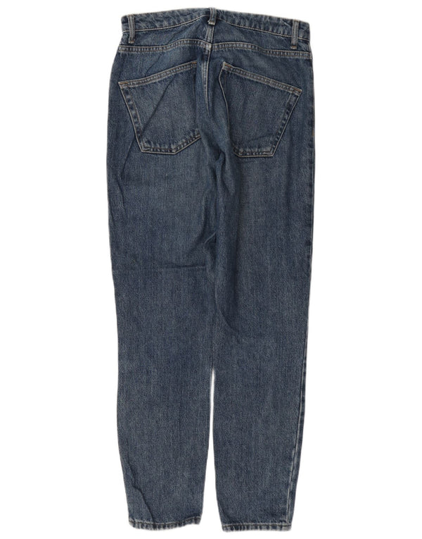 Topshop Dame Mom Tapered Jeans W28 L28 Blå Bomuld
