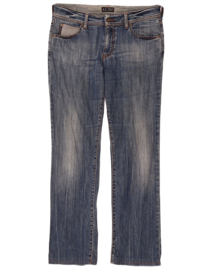 Armani Dame Bootcut Jeans W29 L29 Blå Bomuld