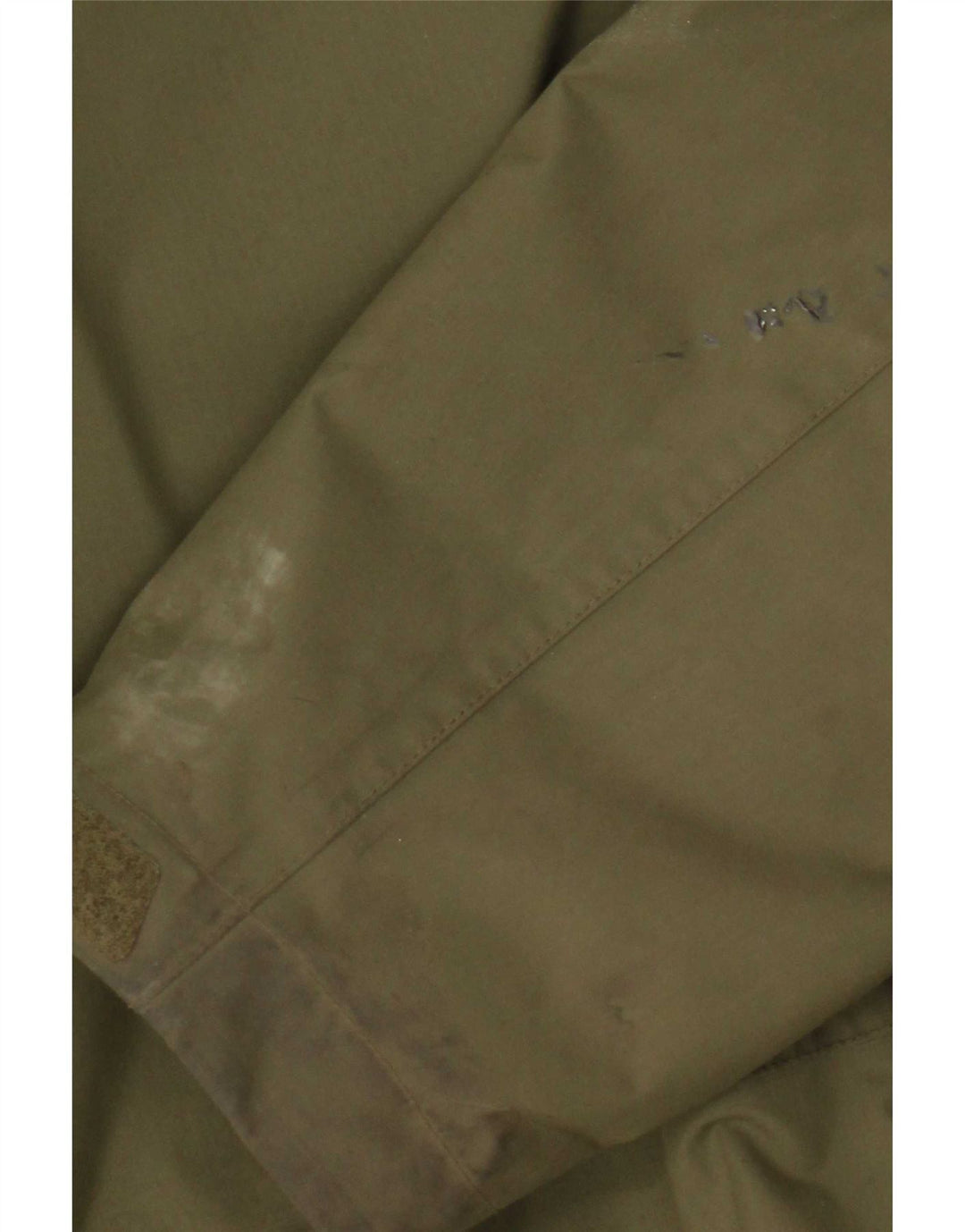 Berghaus Regnjakke med hætte til mænd UK 42 XL Khaki Polyamid