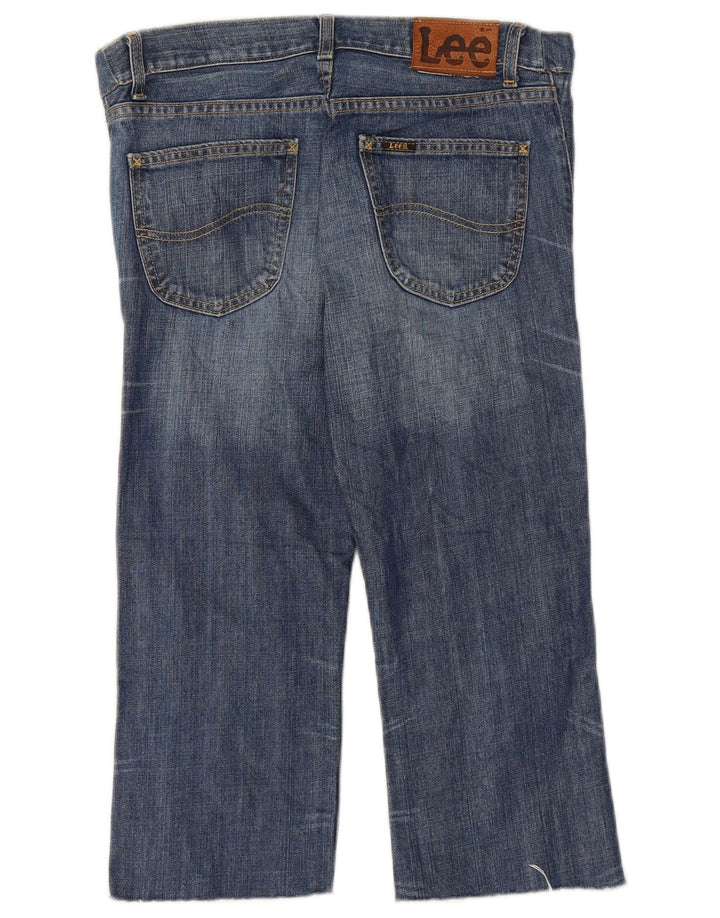 LEE herre cropped jeans W28 L20 blå bomuld