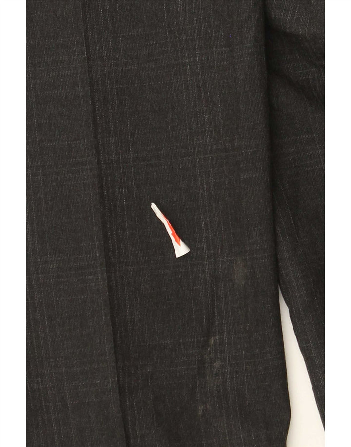 Marks & Spencer Herre Super Slim Fit Suit Bukser W32 L33 Grå ternet