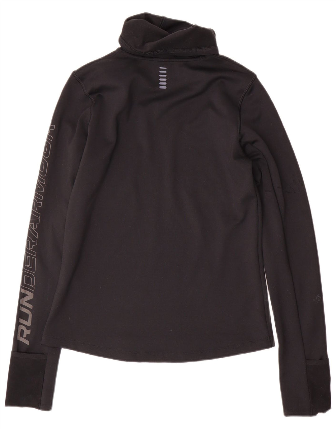 Under Armour Womens Cold Gear Grafisk Top Langærmet UK 10 Small Black