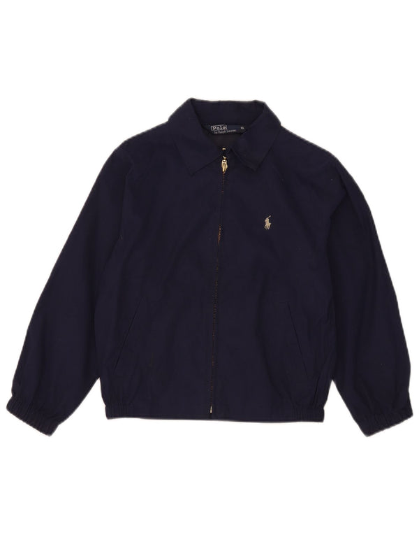 POLO RALPH LAUREN Boys Bomber Jacket 5-6 Years Navy Blue Polyester