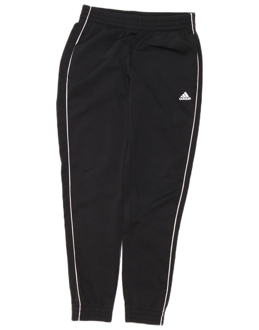 Adidas Drenge Træningsdragt Bukser Joggers 11-12 År Sort Polyester
