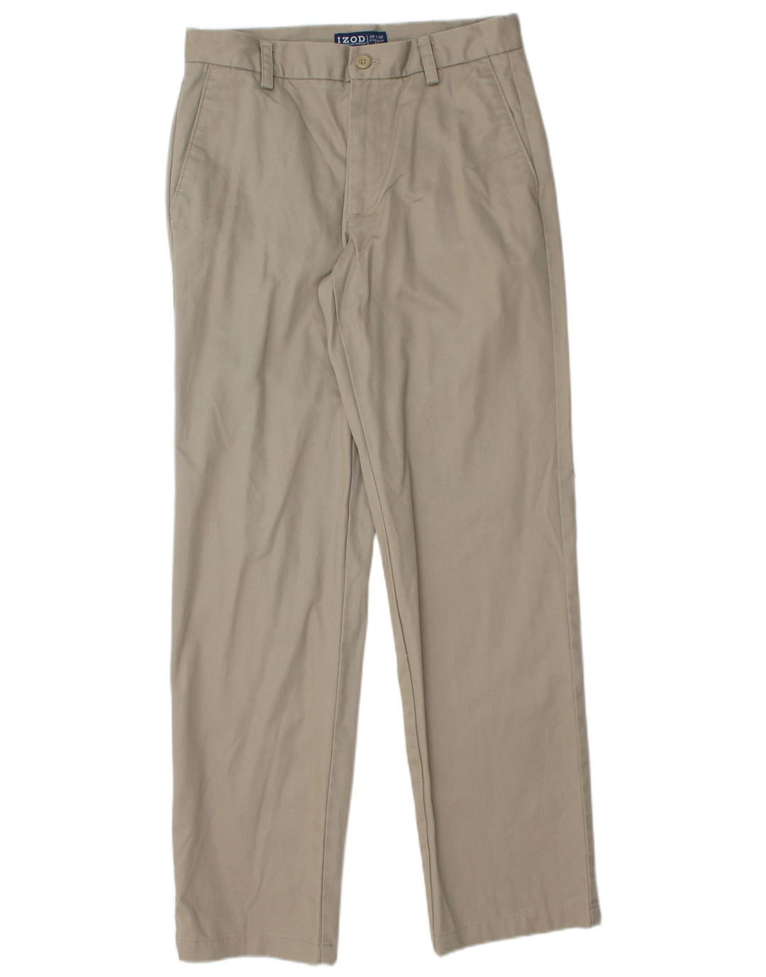 IZOD Straight Chino Bukser til mænd W29 L32 Beige Bomuld