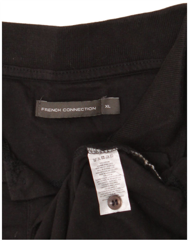 FRANSK FORBINDELSE Herre poloshirt XL Sort Bomuld
