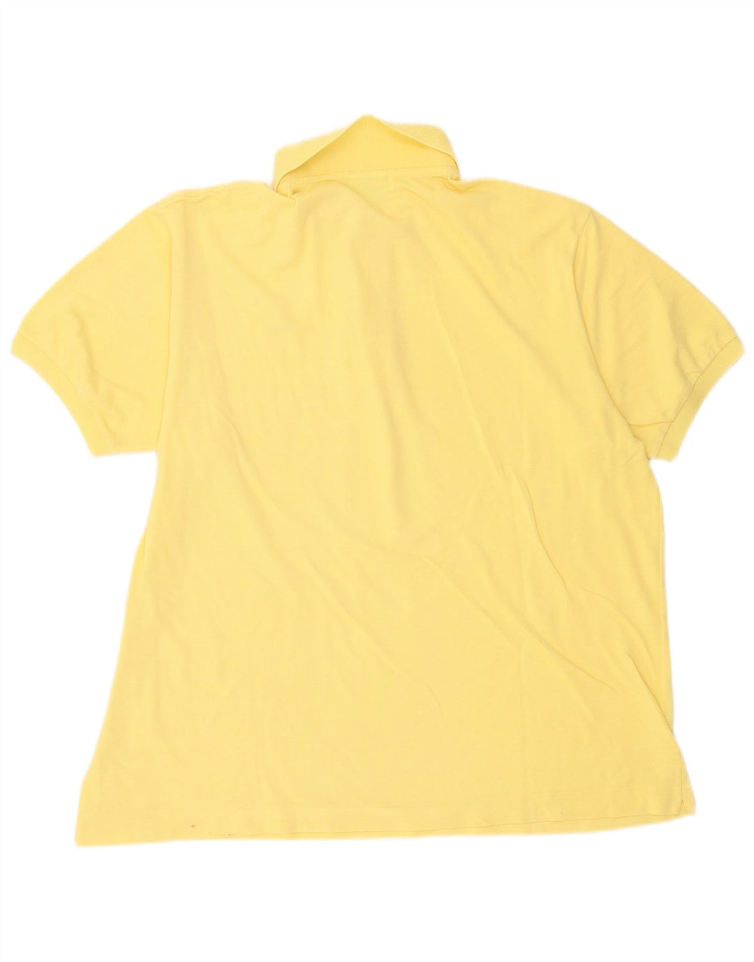 Lacoste Herre Polo Shirt Str. 7 2XL Gul Bomuld