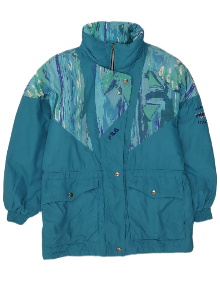 FILA Damebukser Hætteski 2-delt sæt IT 46 Large Blue Geometric