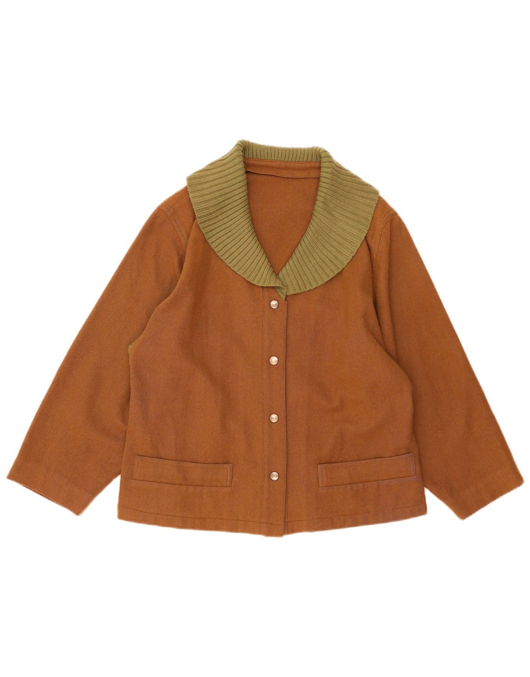 Vintage Dame Blazer Jacket UK 16 Stor Brun