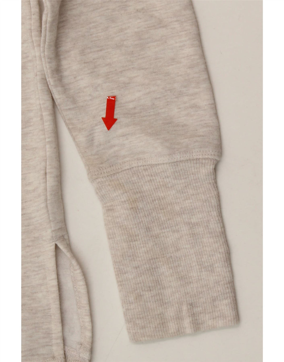 ATHLETA Womens Oversized Sweatshirt Jumper UK 14 Medium Grey Flecked Modal Vintage Athleta and Second-Hand Athleta from Messina Hembry 