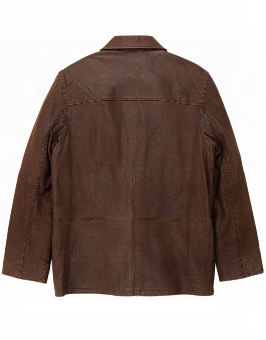 Zarro Herre Læder Windbreaker Coat IT 54 2XL Brun
