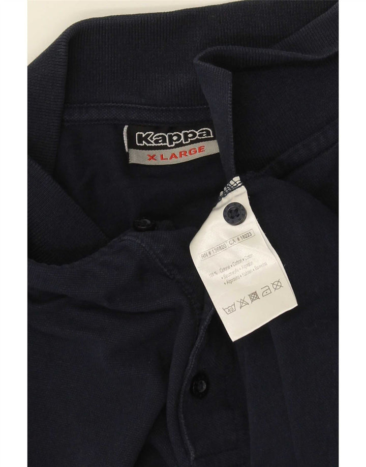 Kappa herre poloshirt XL marineblå bomuld