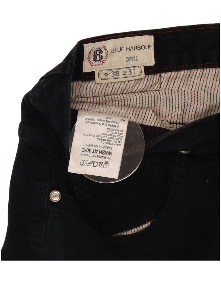 Marks & Spencer Herre Blue Harbor Casual Bukser W38 L29 Navy Blue
