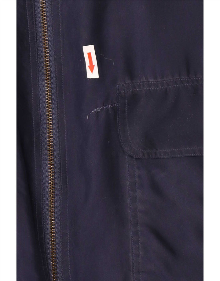 Leader Bomber Jacket UK 42 XL Navy Blue Silke
