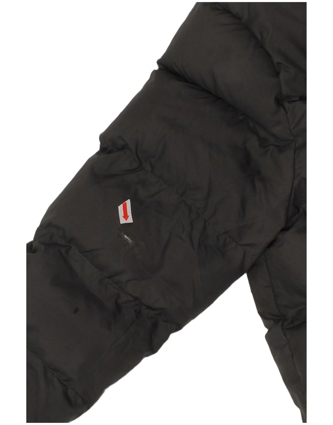 ADIDAS Boys Padded Jacket 6-7 Years Grey Polyester