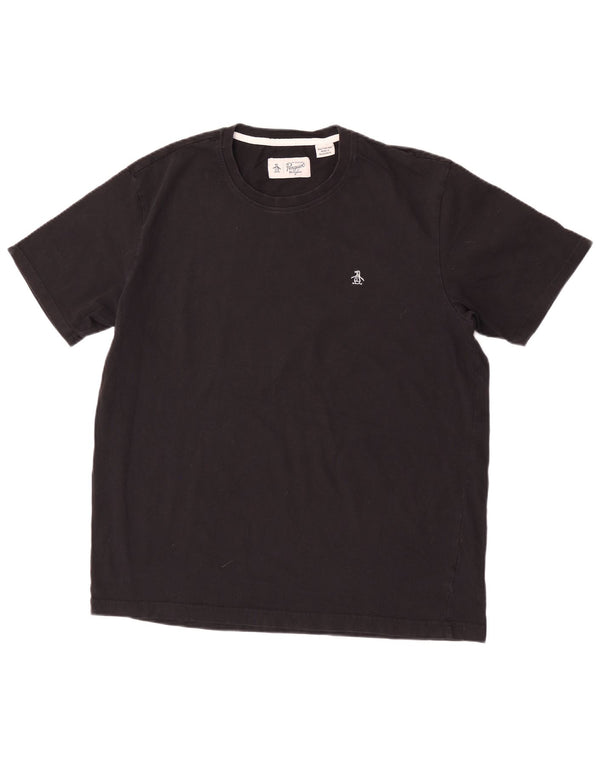 Penguin Herre T-Shirt Top XL Sort Bomuld