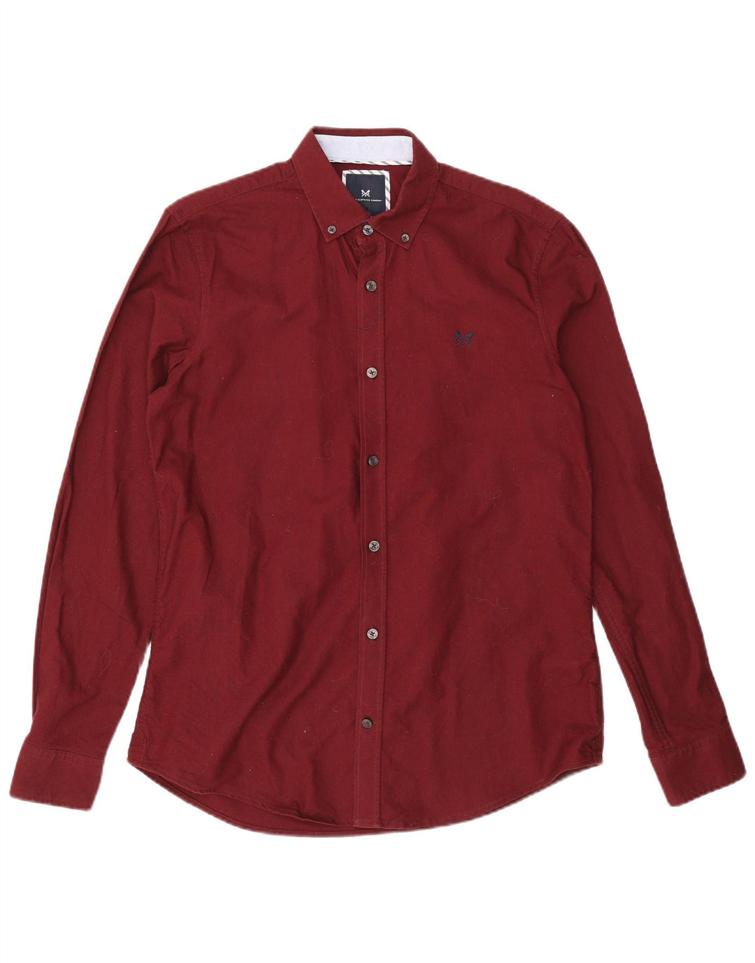 Besætningstøj Herre Slim Fit skjorte Medium Bourgogne bomuld
