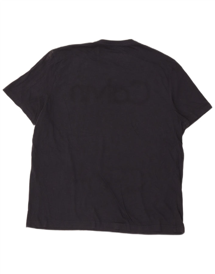 Calvin Klein Jeans Herre grafisk T-shirt Top XL Navy Blue