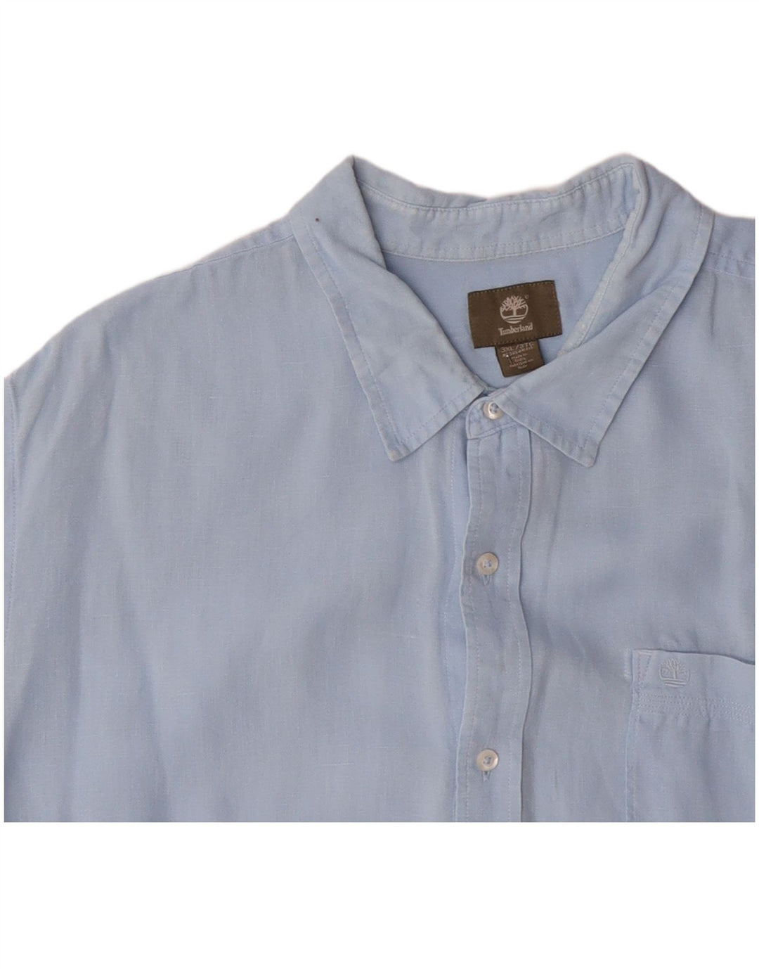 TIMBERLAND Herre Regular Fit kortærmet skjorte 3XL Blå