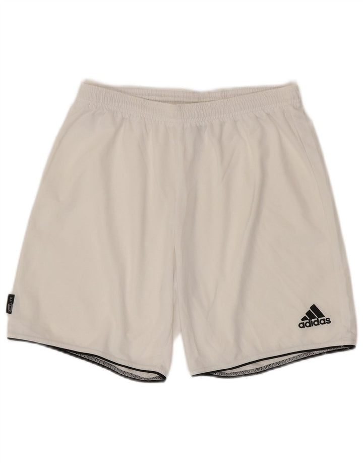 ADIDAS Herre Climalite Sportshorts Medium White Polyester