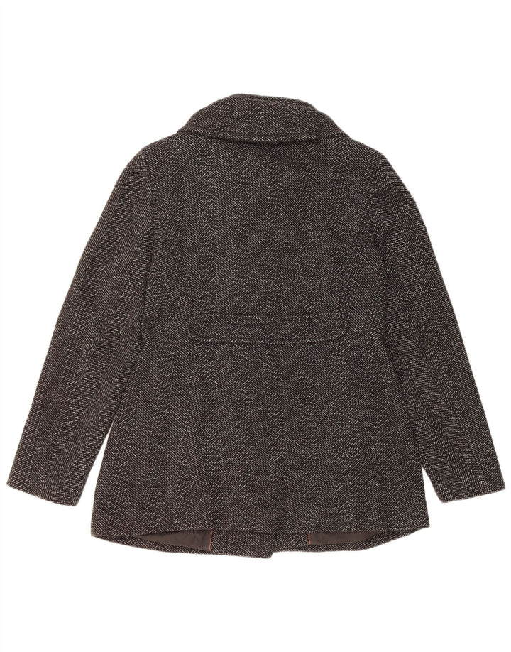 Max & Co. Womens Pea Coat UK 8 Small Black Sildebensuld