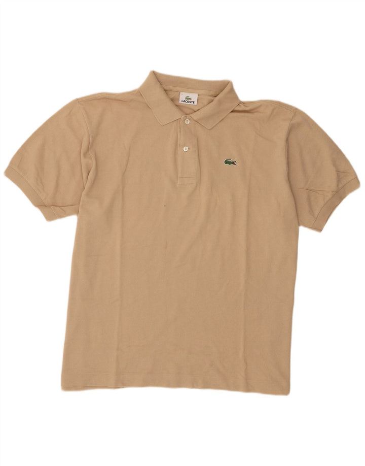 Lacoste Polo Shirt til mænd Str. 7 2XL Beige Bomuld