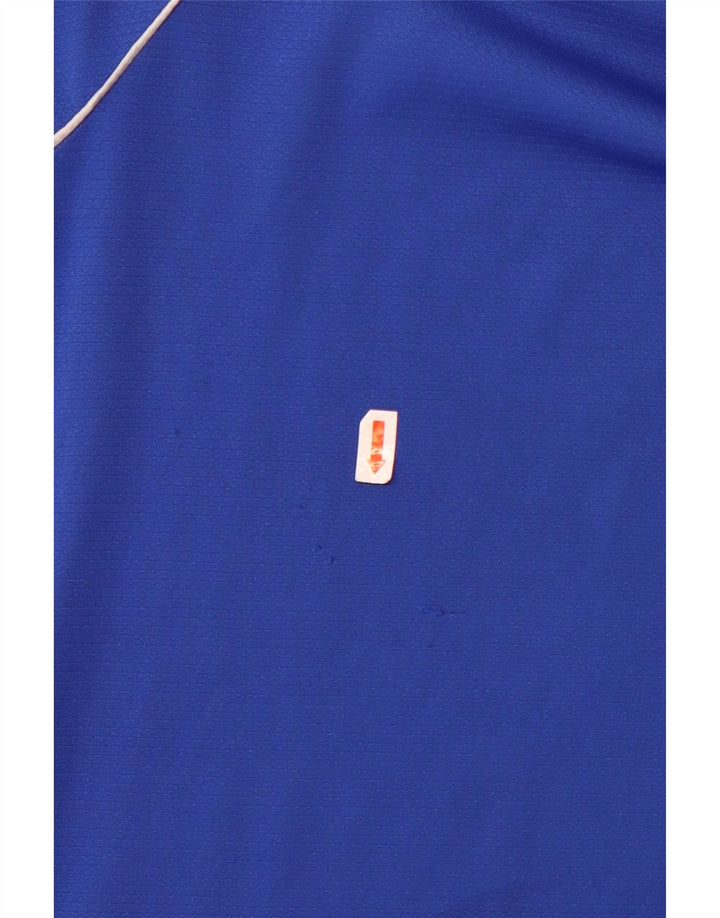 Adidas Herre Climalite T-Shirt Top 3XL Blå Polyester