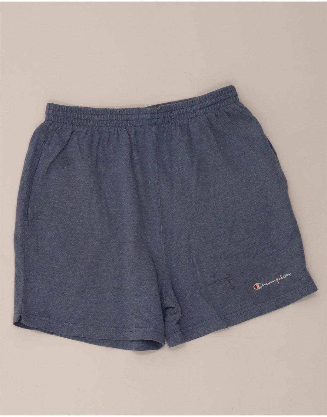 CHAMPION Mens Sport Shorts Large  Blue Cotton Vintage Champion and Second-Hand Champion from Messina Hembry 