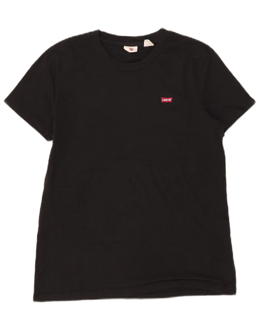 Levi's Dame T-Shirt Top UK 10 Lille Sort
