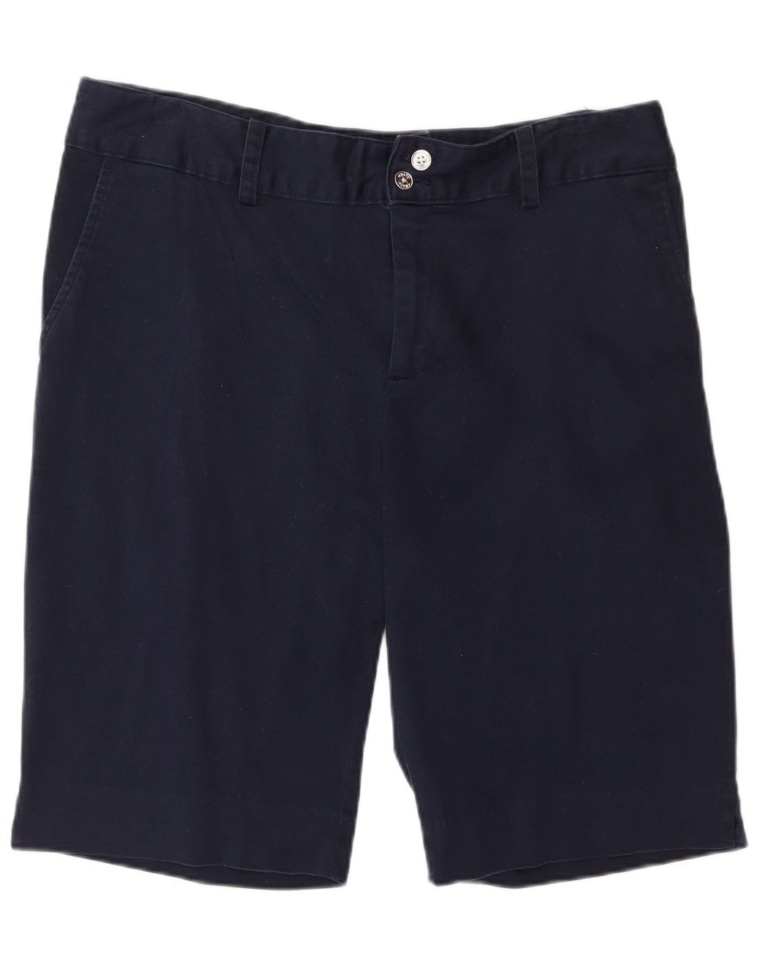 CHAPS Chino Shorts til kvinder US 14 XL W34 Marineblå Bomuld