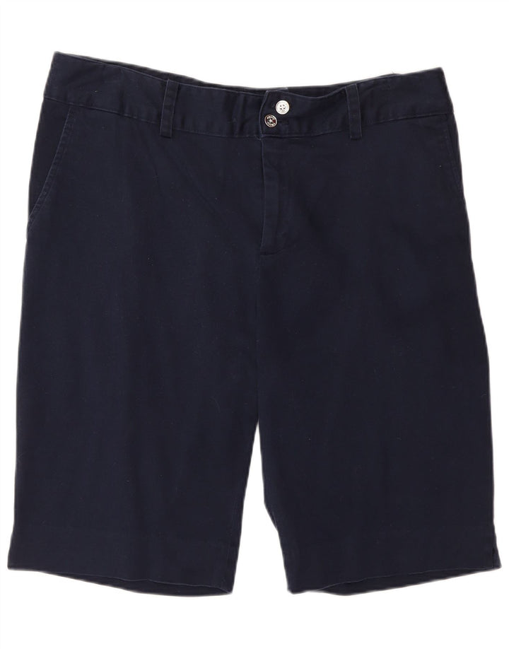 CHAPS Chino Shorts til kvinder US 14 XL W34 Marineblå Bomuld