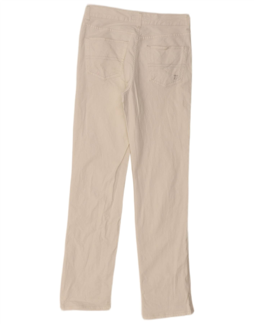 TRUSSARDI Straight jeans til mænd W33 L33 Hvid bomuld