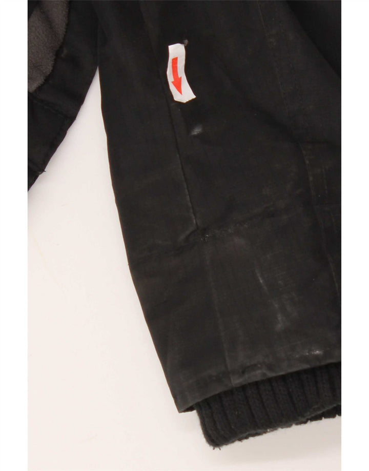 Hollister Herre Windbreaker Jacket UK 36 Small Black Polyester