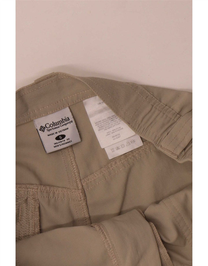 Columbia Herre Omni Dry Cargo Shorts Små W29 Beige Nylon