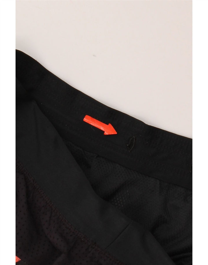 Nike Sportsshorts med abstrakt mønster til mænd, små sorte polyester