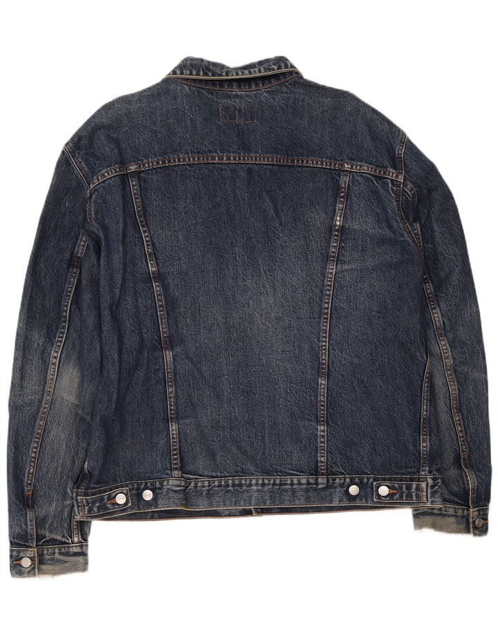 Carrera Herre denimjakke UK 44 2XL Blå Bomuld