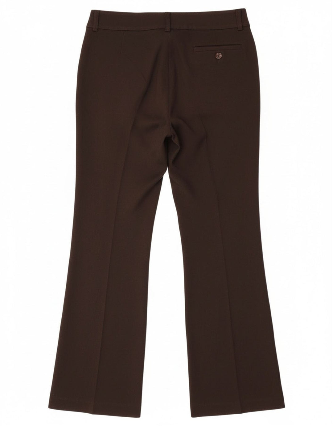 Max Mara Dame Weekend Bootcut Suit Bukser UK 8 Small W27 L30 Brun