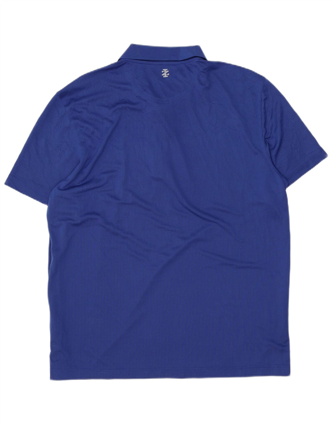 Izod Polo Shirt til mænd XL Blå Gingham Polyester