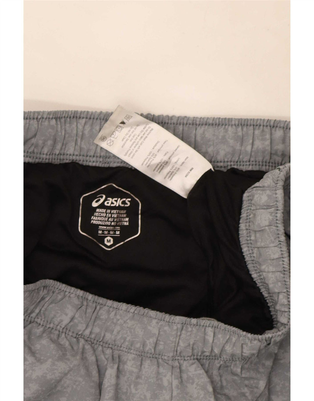 Asics Herre sportsshorts Medium Grå Camouflage Polyester