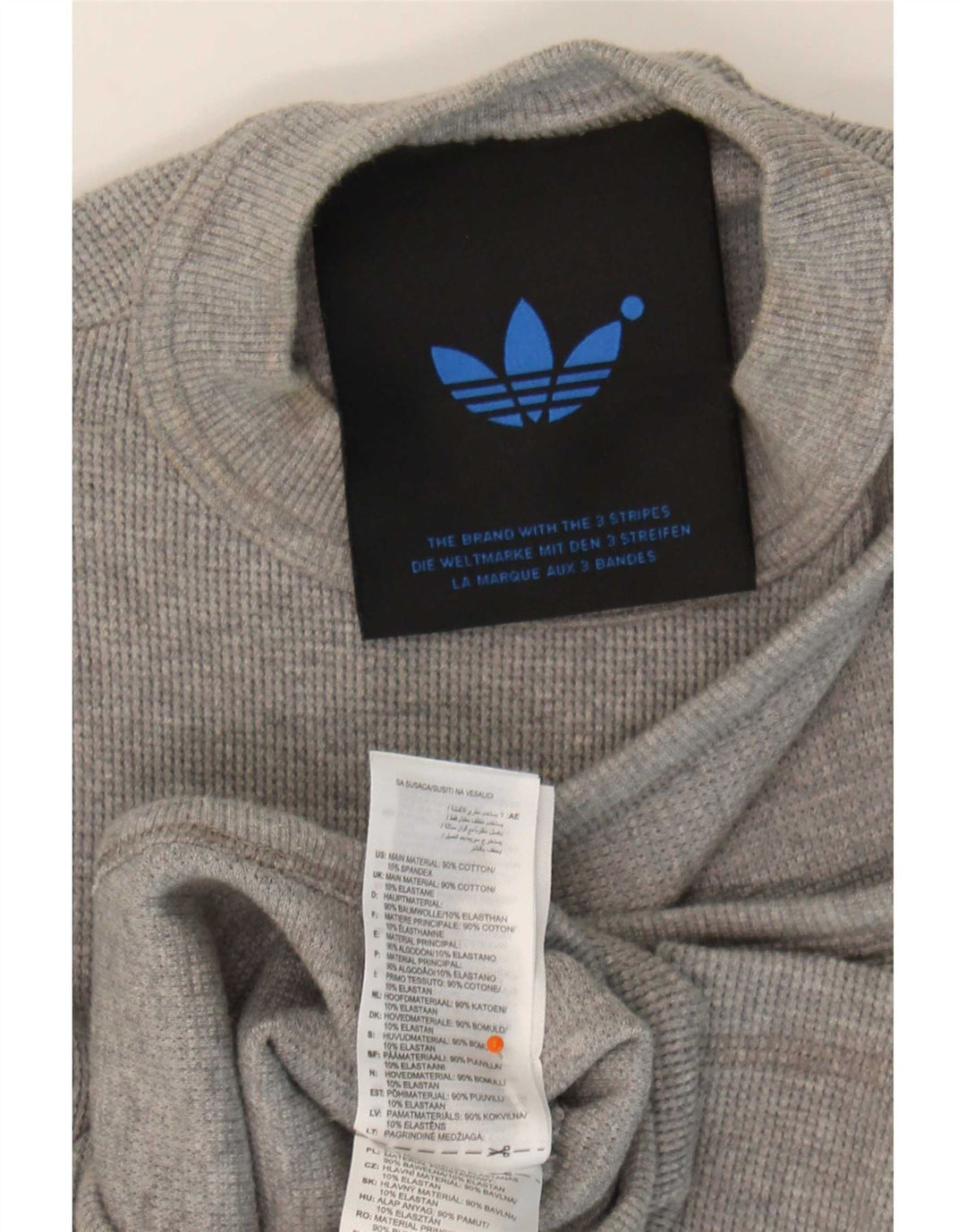 Adidas Womens One Shoulder Bodysuit UK 10 Small Grey Bomuld
