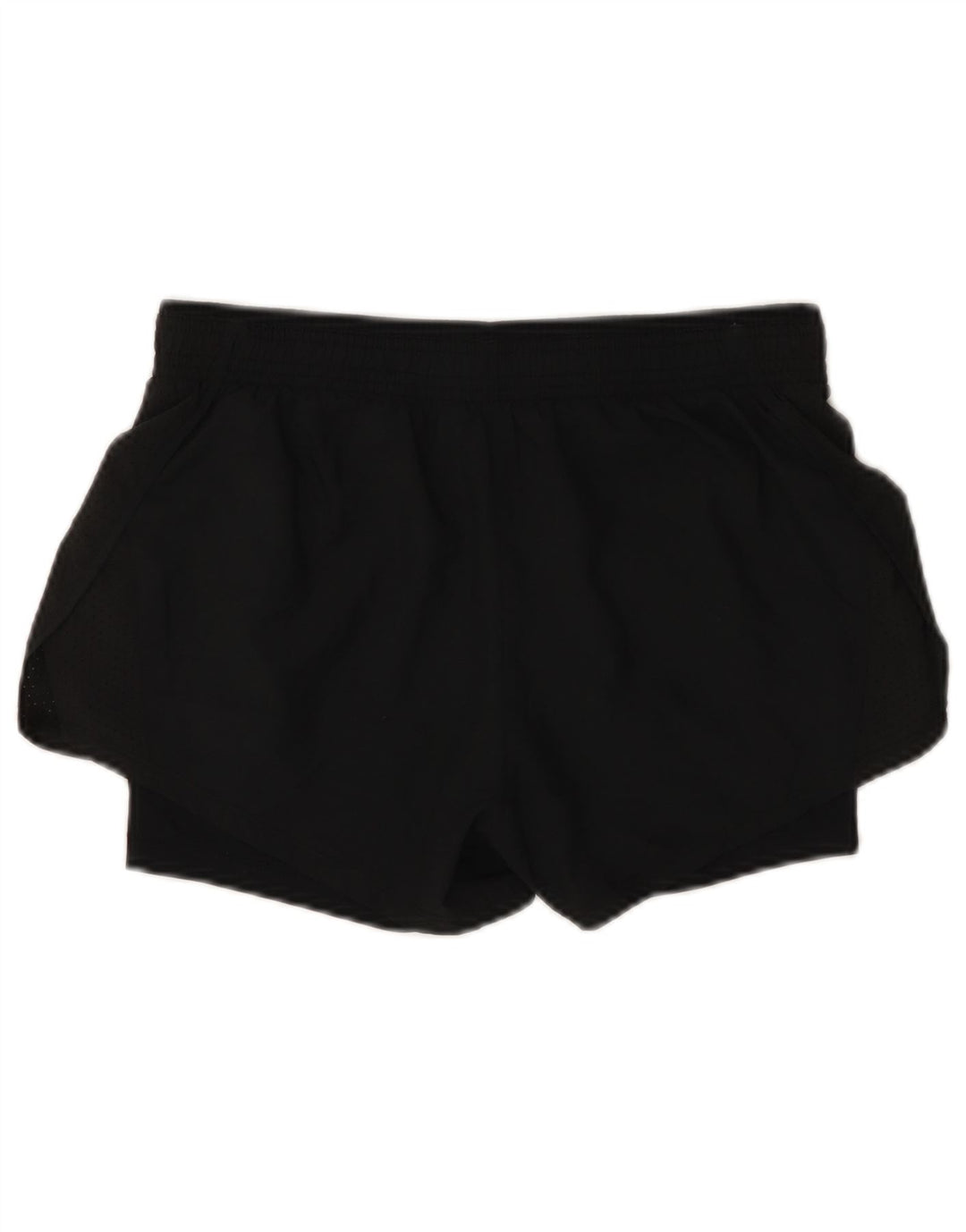 NIKE Dri Fit sportsshorts til kvinder UK 10 Lille sort polyester