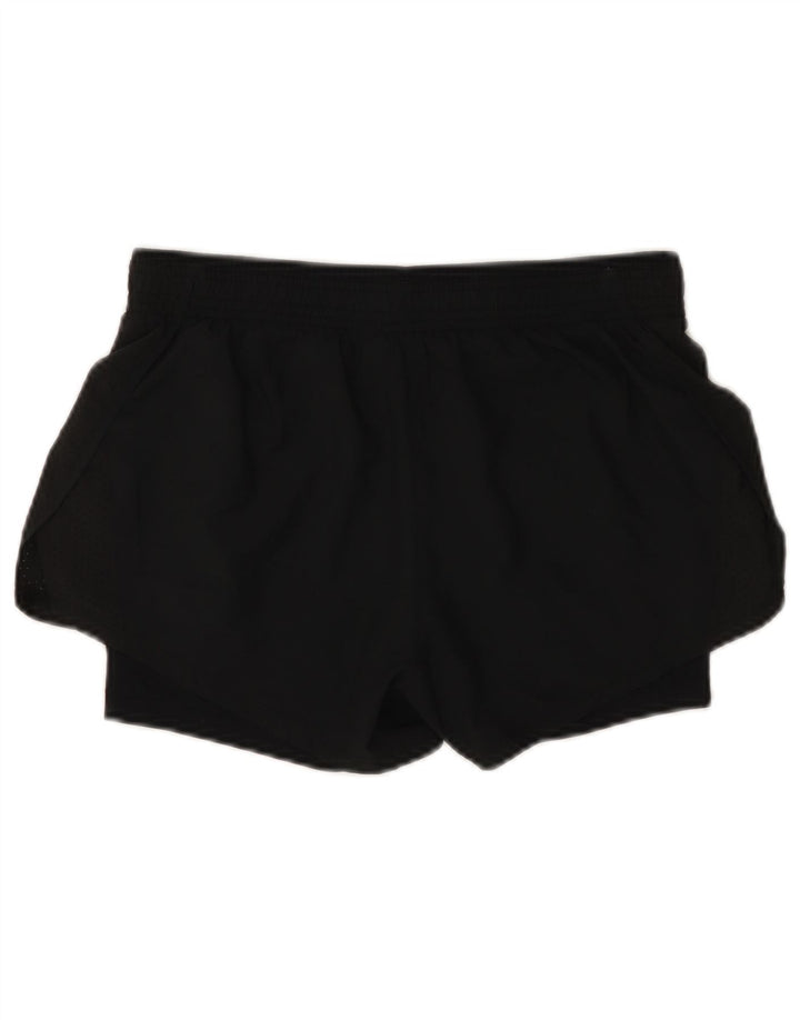 NIKE Dri Fit sportsshorts til kvinder UK 10 Lille sort polyester