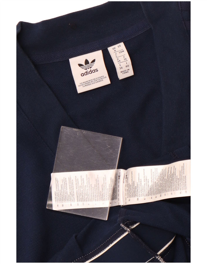 Adidas Dame Tennis Dress UK 8 Small Navy Blue Polyester