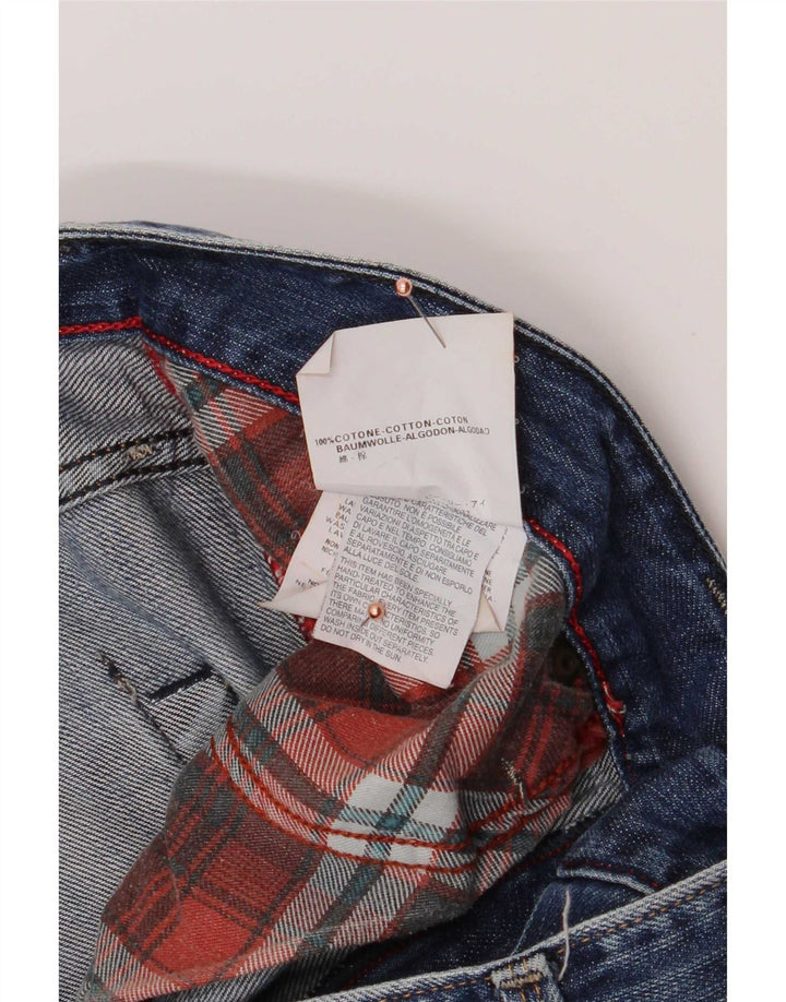 Replay Herre Waitom Straight Jeans W34 L34 Marineblå Bomuld