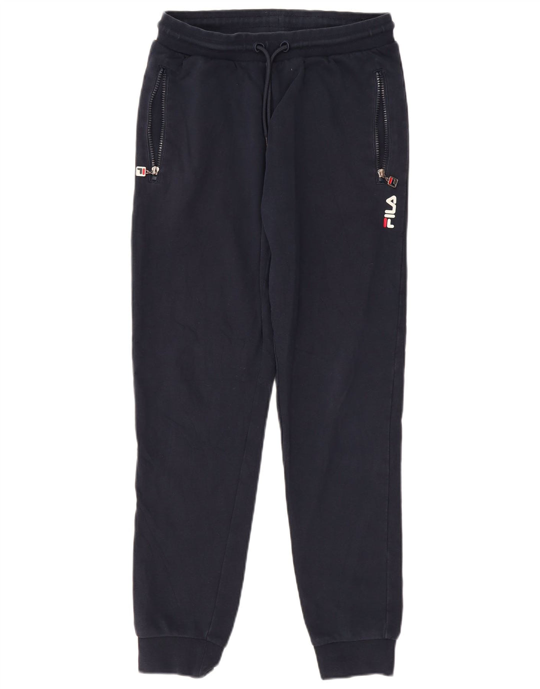 FILA Træningsdragt til kvinder Joggers UK 10 Small Navy Blue Cotton
