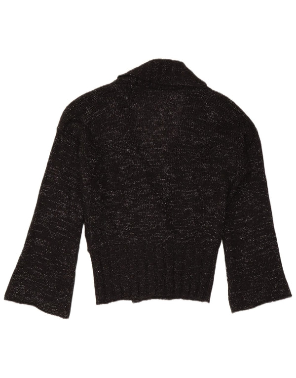 Sisley Dame Cardigan Sweater UK 14 Medium Sort Flecked