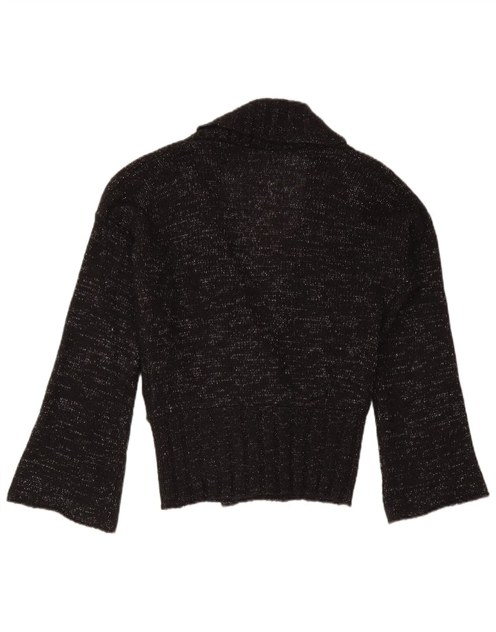 Sisley Dame Cardigan Sweater UK 14 Medium Sort Flecked